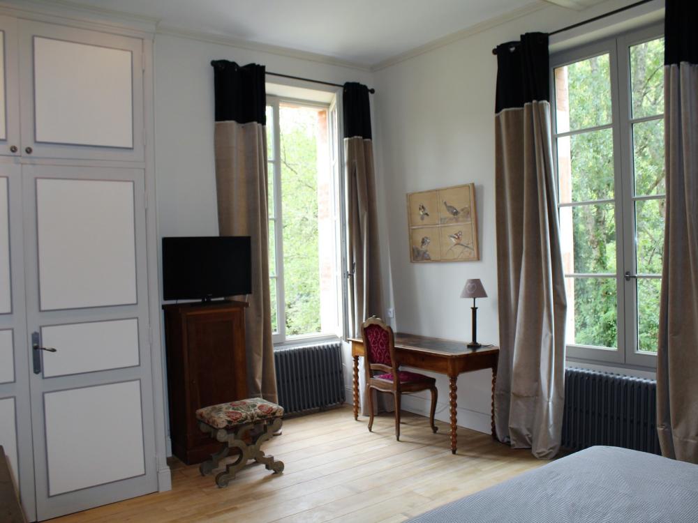 Schönes Zimmer im Château in Sologne - Das Zimmer Sauldre