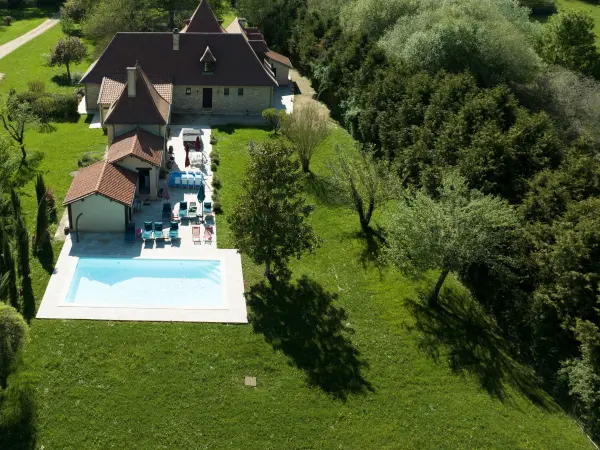 Villa Raunel en Dordogne - Piscine privée - Location - Vacances & week-end à Monplaisant