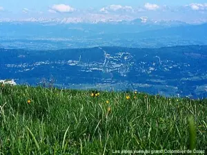 Панорама с вершины Большого Коломбье (© Жан Эспират)