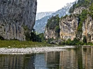 ボートでGorges du Tarn