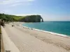 Kiezelstrand op Etretat (© Jean Espirat)