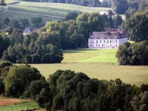 Le château vu des vignes