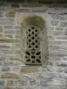 Window grid stone trellis