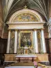 Maître-autel et retable de la chapelle Notre-Dame de Consolation (© J.E)