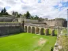 Les douves de la citadelle Vauban de Blaye