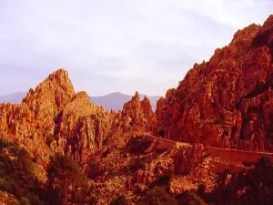 Sunset the creeks of Piana (© Jean Espirat)