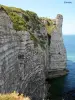 Étretat - La grande falaise (© Jean Espirat)