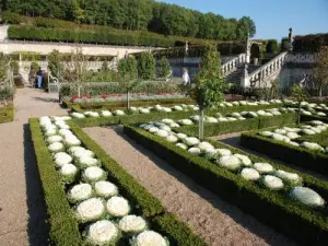 Die Gärten des Schlosses Villandry Führer Tourismus & Urlaub
