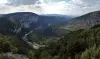 Belvedere of the gorges Serre de Tourre