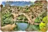 Le pont en digiart - Peinture sur photo personnelle