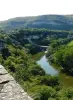 Vue sur la rivière Aveyron