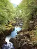 Le Doubs en aval du barrage de la Goule (© Jean Espirat)