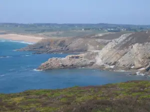 Blick auf die Strände des Kaps der Ziege