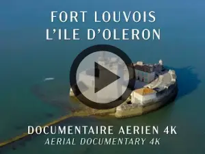 Vlucht over Fort Louvois en het eiland Oléron