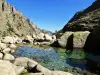 Vasque aclarar hacia el lago Melo