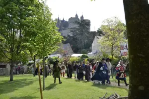 Medieval festival at the foot of the castle