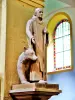 Statue de saint Colomban, église Saint-Georges, à Faucogney (© Jean Espirat)