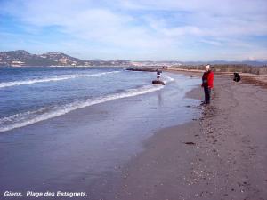 Plage des Estagnets en février (© J.E)