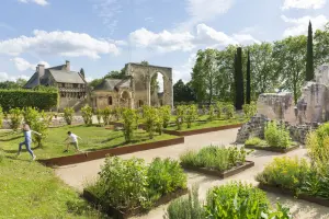 Gardens of the Saint-Cosme Priory (© S. Frémont / CD37)