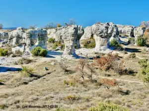 Forcalquier - Panorama auf den Felsen Mourres (© JE)