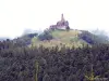 Rocher de Dabo vu du col de la Schleif (© Jean Espirat)