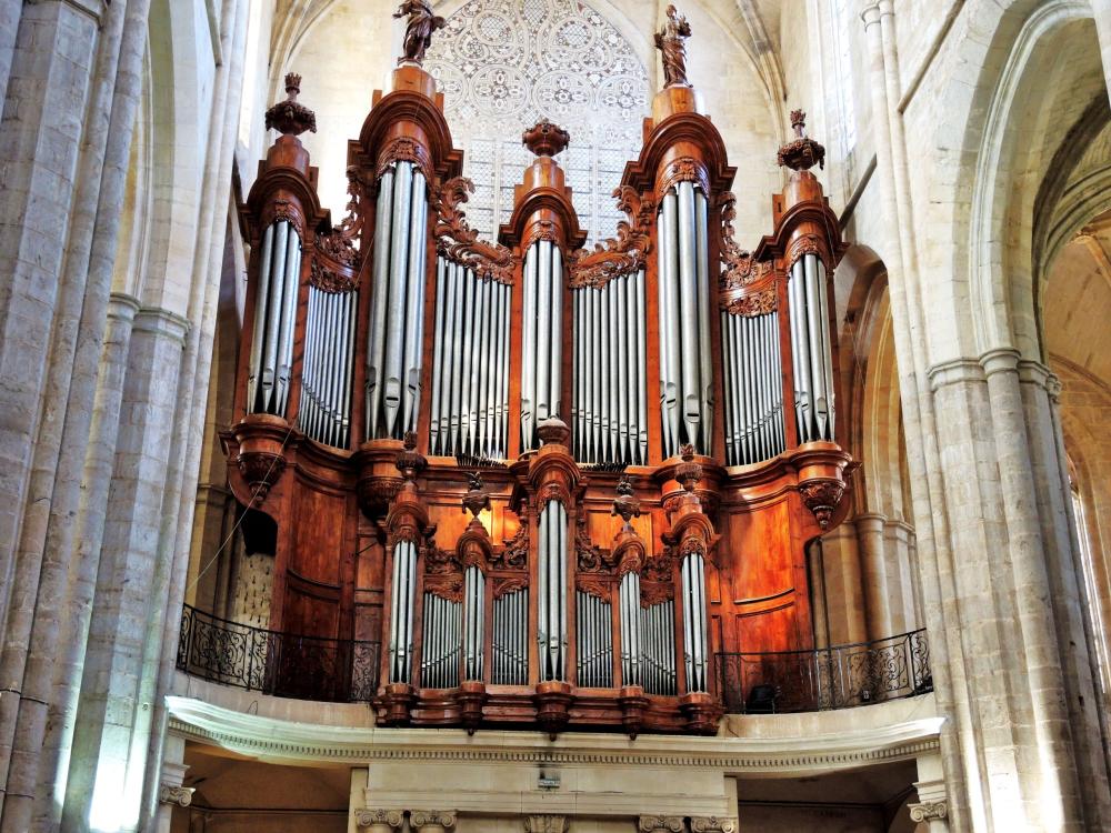 The Saint-Maximin-la-Sainte-Baume basilica - Organ in 2960 pipes (© JE)