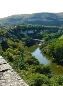 Blick auf den Aveyron River