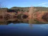 See Salagou, Winterfarben