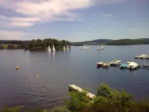 Regatta auf dem See