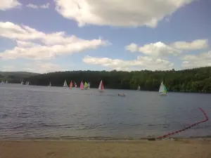 Regatta auf dem See