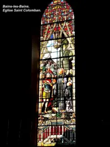 Bains-les Bains - Kirchenfenster der Kirche (© Jean Espirat)