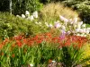 Renaudies tuinen, bloemen park in Colombiers-du Plessis