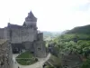 Castelnaud - vista traseira